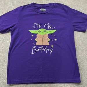 BOGO🥳 Star Wars baby yoda birthday tee